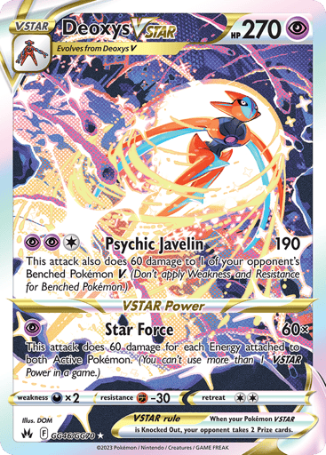 Deoxys VSTAR - Crown Zenith Galarian Gallery GG46