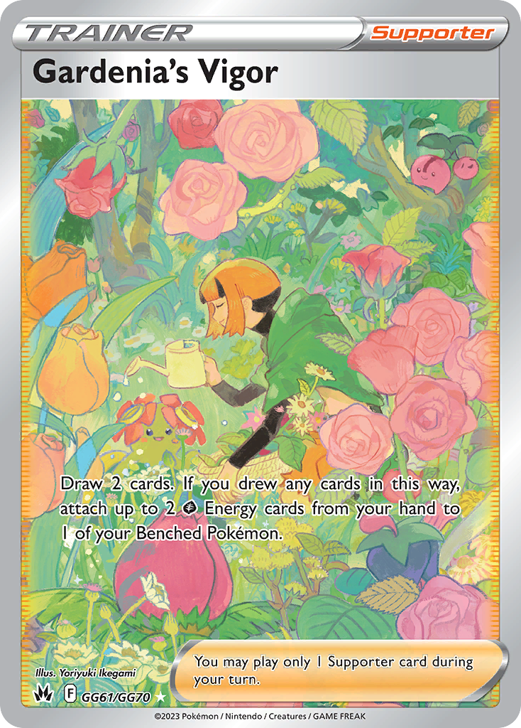 Gardenia's Vigor – Crown Zenith Galarian Gallery GG61/GG70 Pokémon card