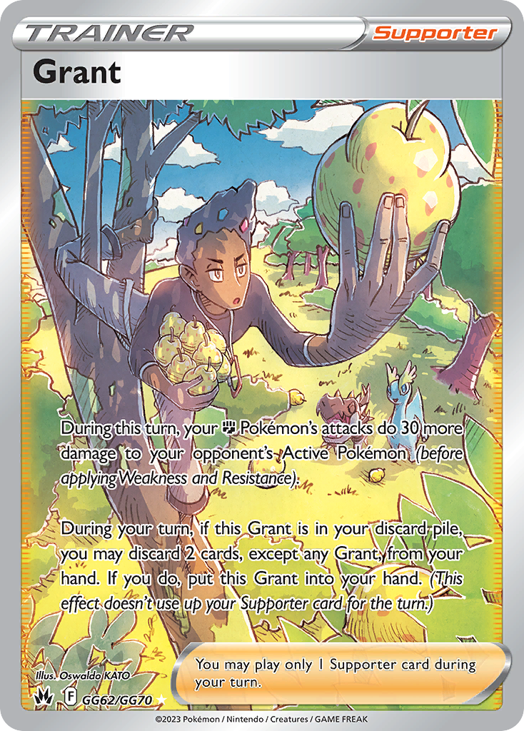 Grant – Crown Zenith Galarian Gallery GG62/GG70 Pokémon card