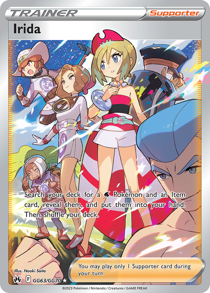 Irida – Crown Zenith Galarian Gallery GG63/GG70 Pokémon card