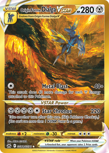 Origin Forme Dialga VSTAR - Crown Zenith Galarian Gallery GG68