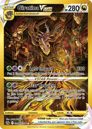 Giratina VSTAR - Crown Zenith Galarian Gallery GG69