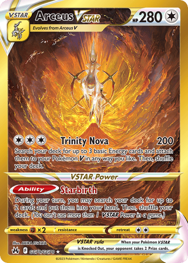 Arceus VSTAR - Crown Zenith Galarian Gallery GG70