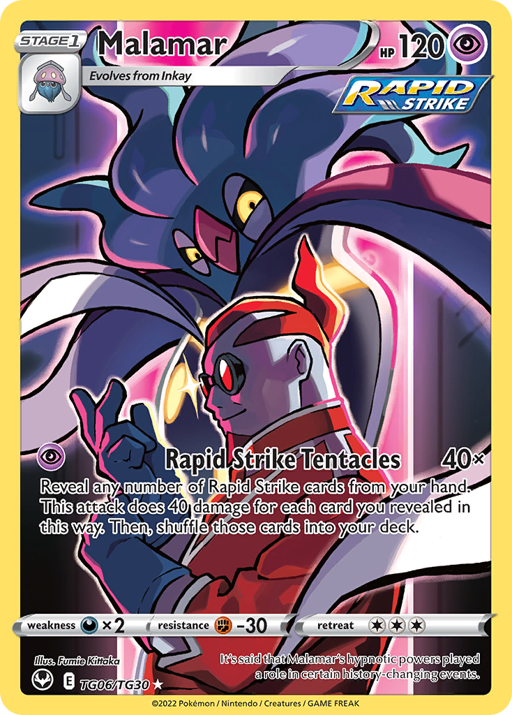 Malamar – Silver Tempest Trainer Gallery TG06/TG30 Pokémon card