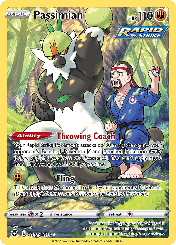 Passimian – Silver Tempest Trainer Gallery TG08/TG30 Pokémon card