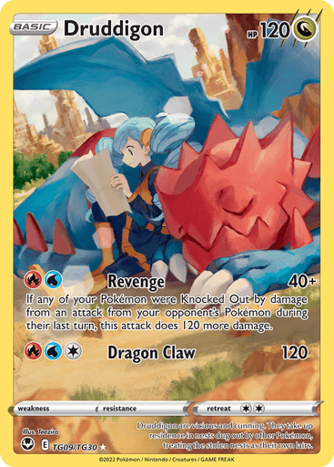 Druddigon - Silver Tempest Trainer Gallery TG09
