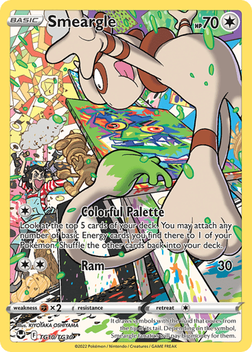 Smeargle - Silver Tempest Trainer Gallery TG10
