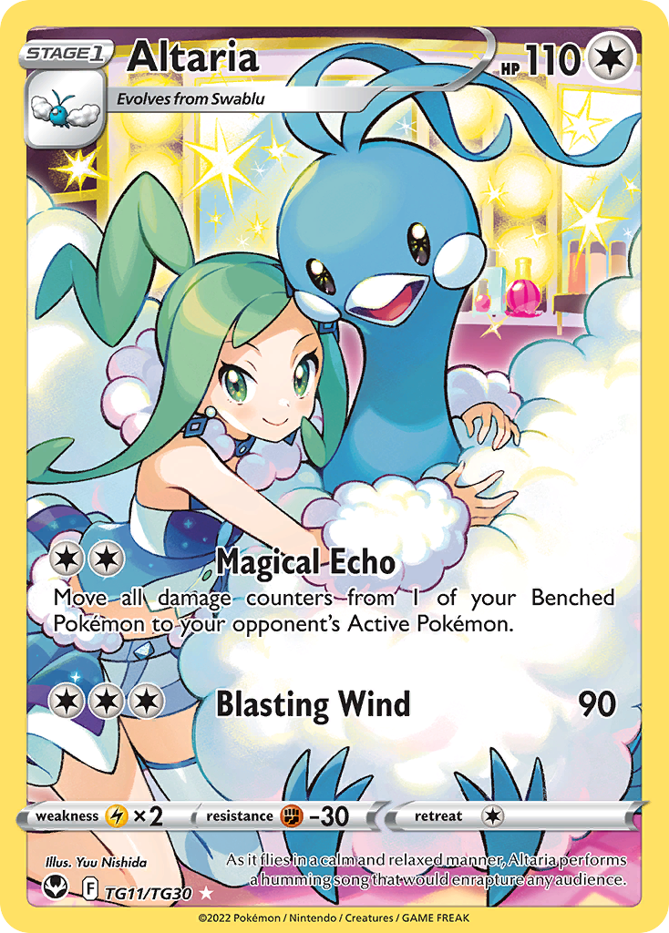 Altaria – Silver Tempest Trainer Gallery TG11/TG30 Pokémon card
