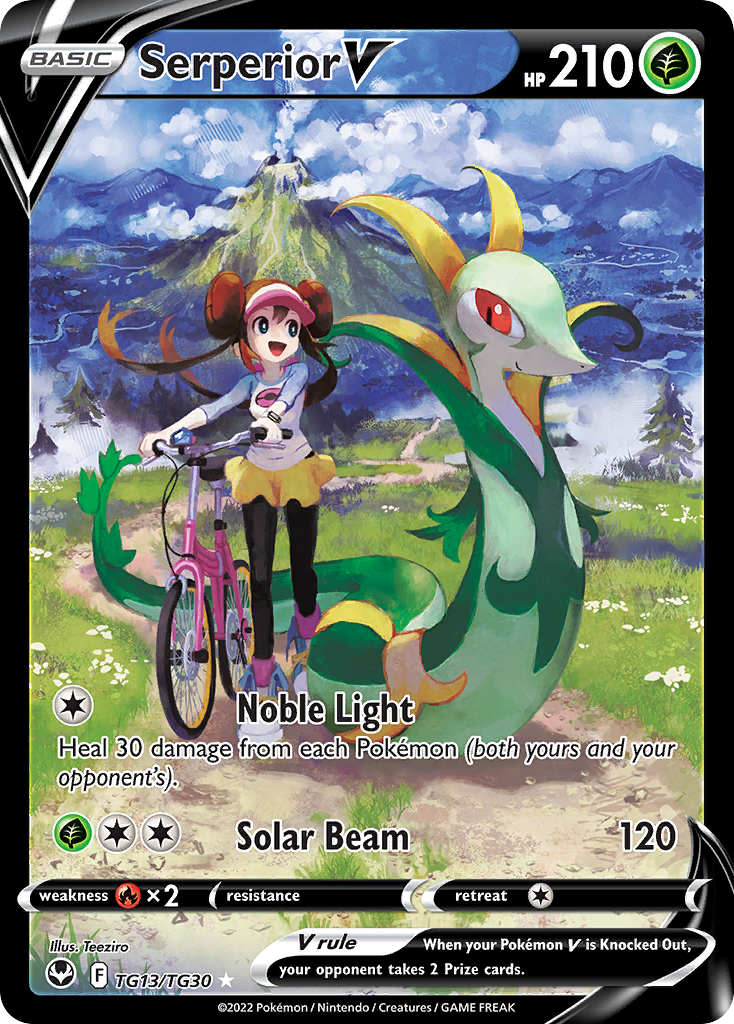 Serperior V – Silver Tempest Trainer Gallery TG13/TG30 Pokémon card