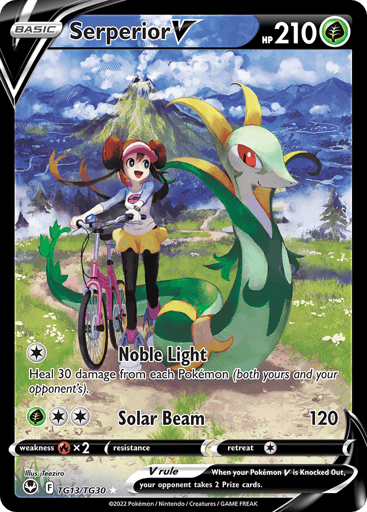 Serperior V - Silver Tempest Trainer Gallery TG13
