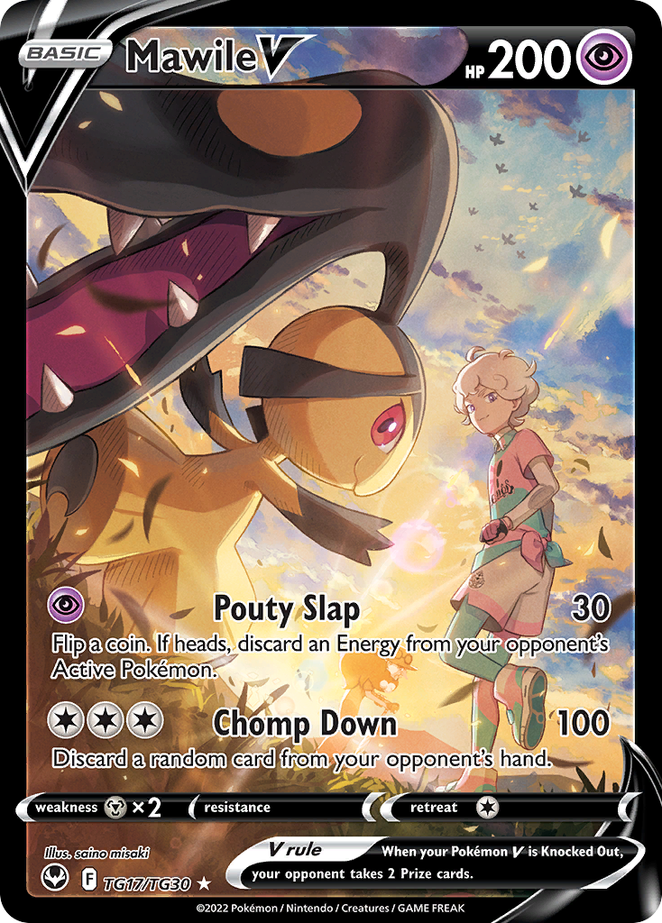 Mawile V – Silver Tempest Trainer Gallery TG17/TG30 Pokémon card