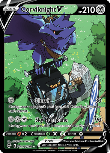 Corviknight V - Silver Tempest Trainer Gallery TG18