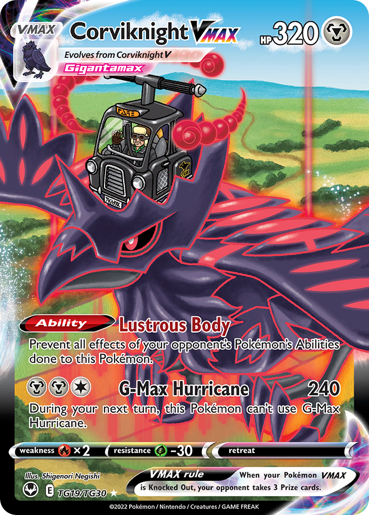 Corviknight VMAX – Silver Tempest Trainer Gallery TG19/TG30 Pokémon card