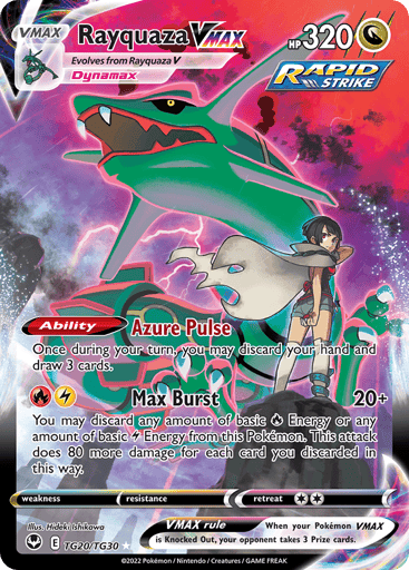 Rayquaza VMAX - Silver Tempest Trainer Gallery TG20
