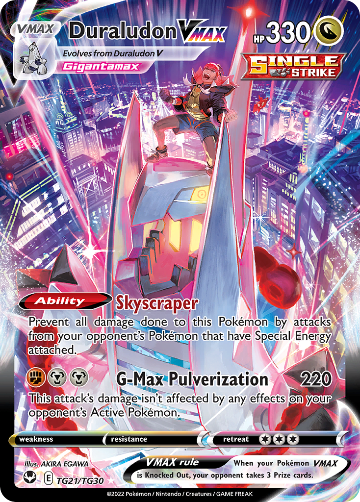 Duraludon VMAX – Silver Tempest Trainer Gallery TG21/TG30 Pokémon card