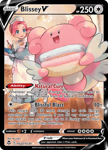 Blissey V - Silver Tempest Trainer Gallery TG22