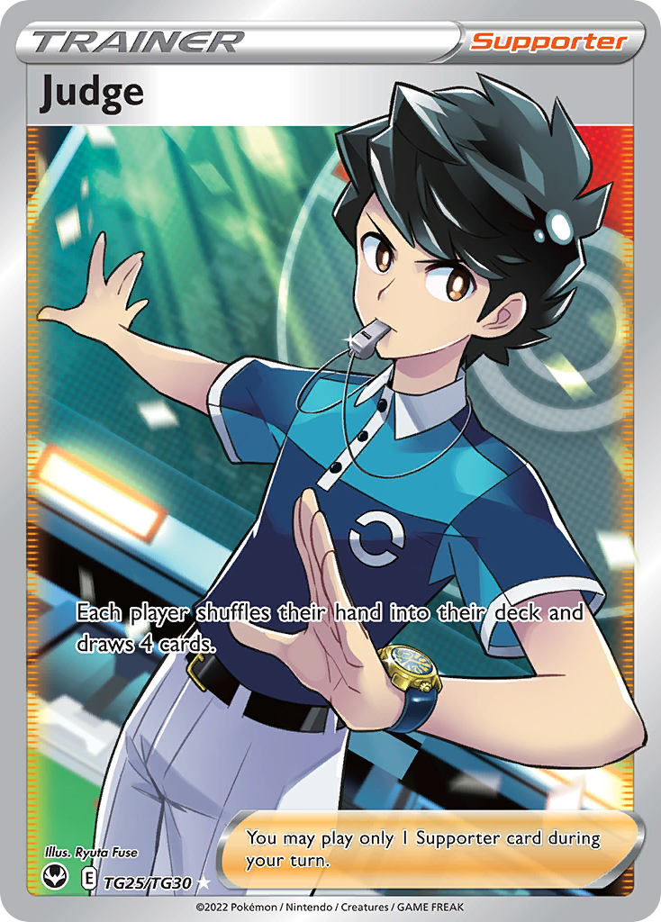 Judge – Silver Tempest Trainer Gallery TG25/TG30 Pokémon card