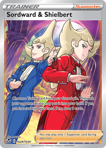 Sordward & Shielbert - Silver Tempest Trainer Gallery TG28