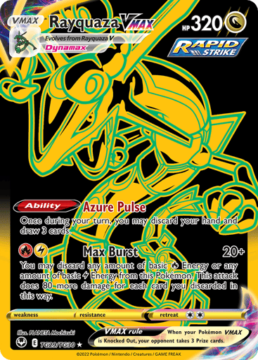 Rayquaza VMAX - Silver Tempest Trainer Gallery TG29