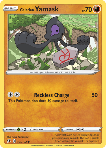 Galarian Yamask - Rebel Clash 101