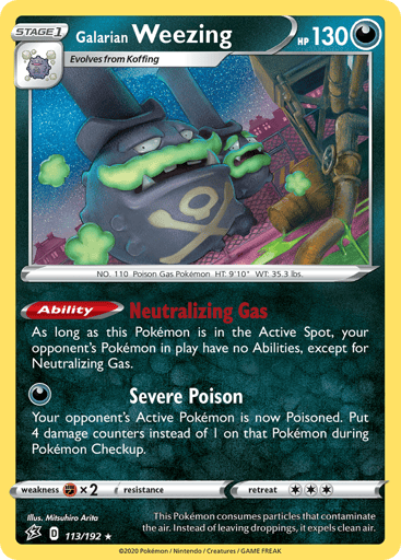Galarian Weezing - Rebel Clash 113