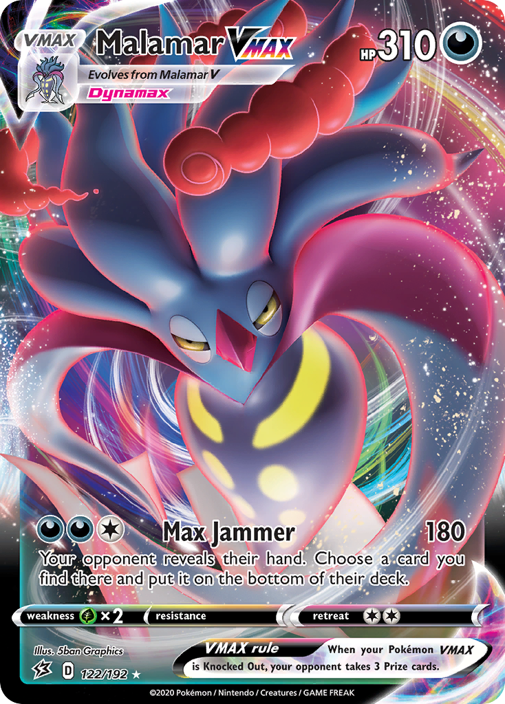 Malamar VMAX – Rebel Clash 122/192 Pokémon card