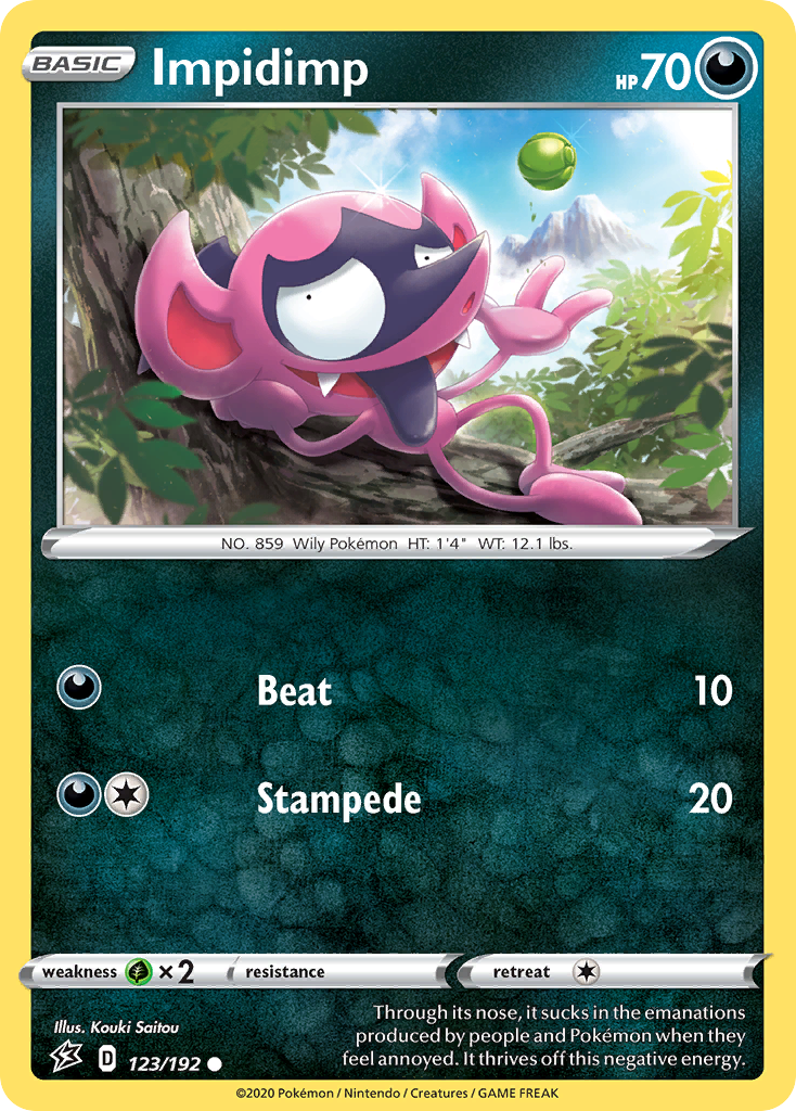 Impidimp – Rebel Clash 123/192 Pokémon card