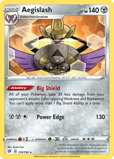 Aegislash - Rebel Clash 135