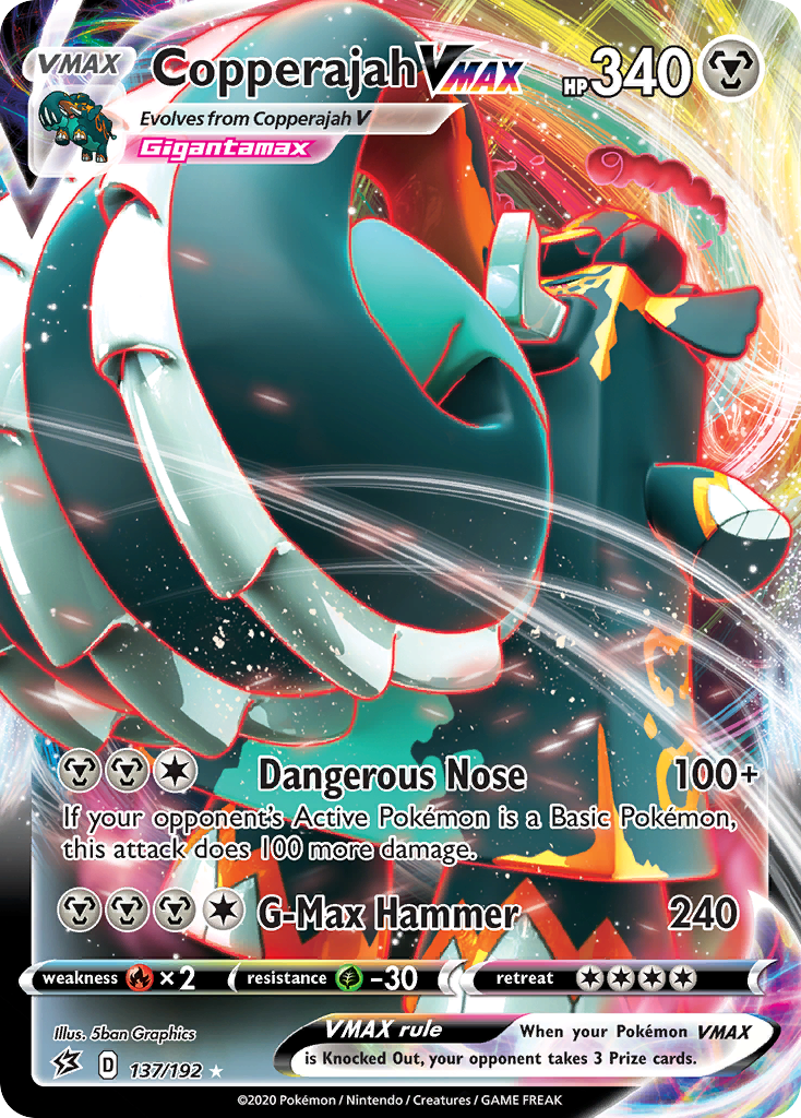 Copperajah VMAX – Rebel Clash 137/192 Pokémon card