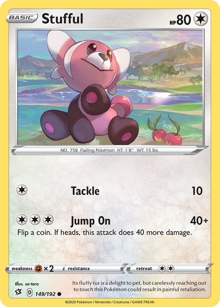 Stufful – Rebel Clash 149/192 Pokémon card