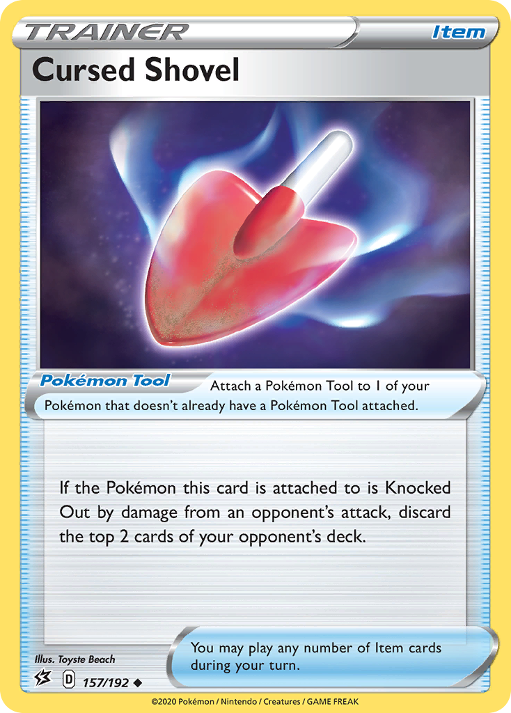Cursed Shovel – Rebel Clash 157/192 Pokémon card
