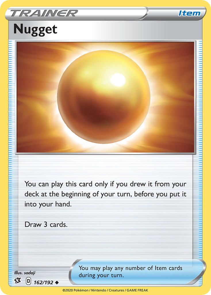 Nugget – Rebel Clash 162/192 Pokémon card