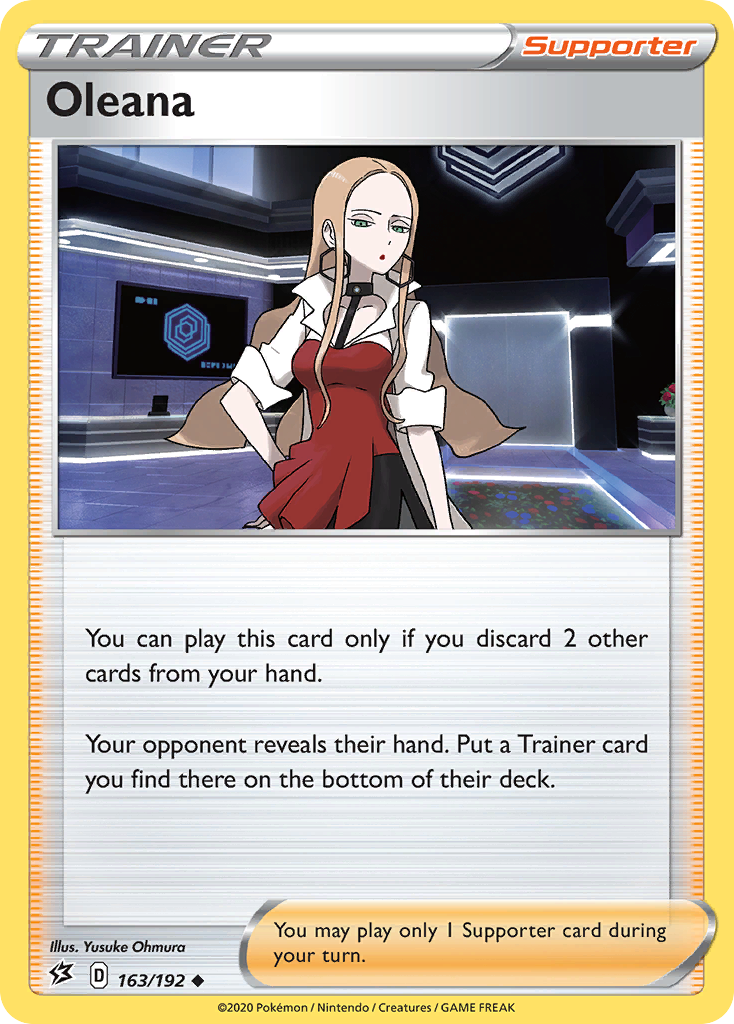 Oleana – Rebel Clash 163/192 Pokémon card