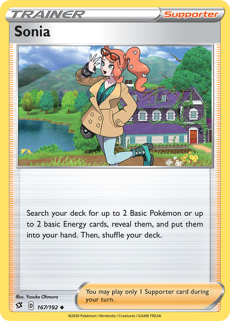 Sonia – Rebel Clash 167/192 Pokémon card