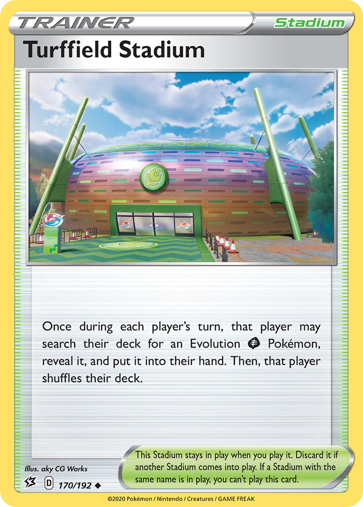 Turffield Stadium – Rebel Clash 170/192 Pokémon card