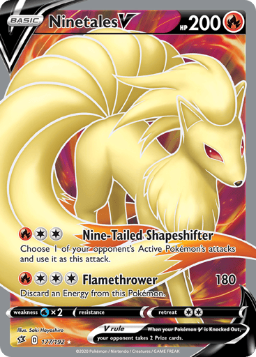 Ninetales V - Rebel Clash 177