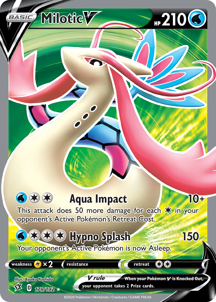 Milotic V – Rebel Clash 179/192 Pokémon card