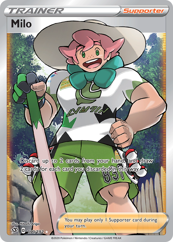 Milo – Rebel Clash 190/192 Pokémon card