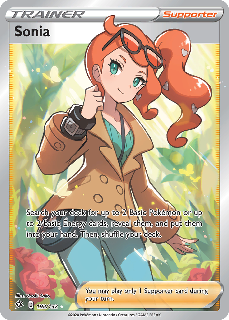 Sonia – Rebel Clash 192/192 Pokémon card