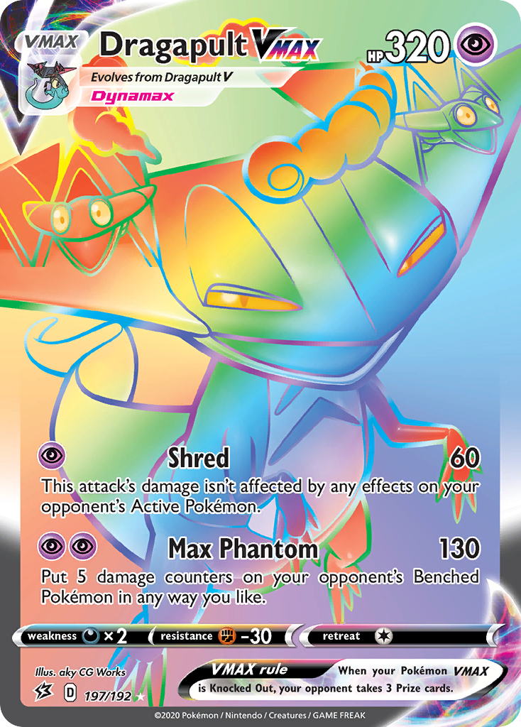 Dragapult VMAX – Rebel Clash 197/192 Pokémon card