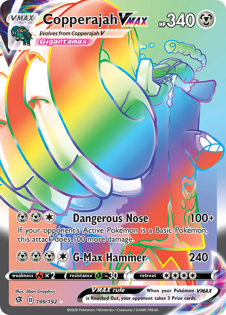 Copperajah VMAX – Rebel Clash 199/192 Pokémon card