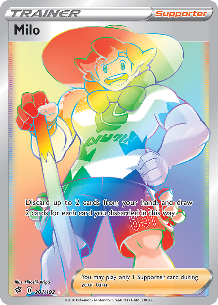 Milo – Rebel Clash 201/192 Pokémon card