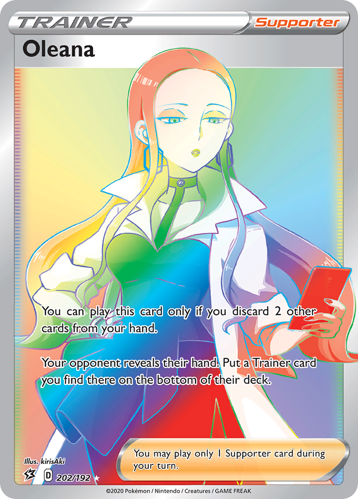Oleana – Rebel Clash 202/192 Pokémon card