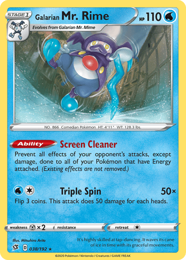 Galarian Mr. Rime - Rebel Clash 38