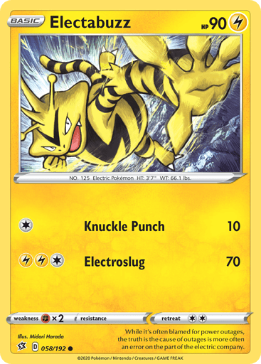 Electabuzz - Rebel Clash 58