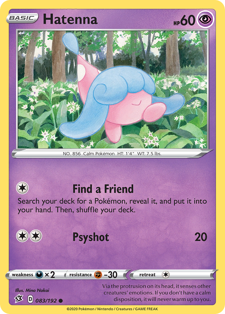 Hatenna – Rebel Clash 083/192 Pokémon card