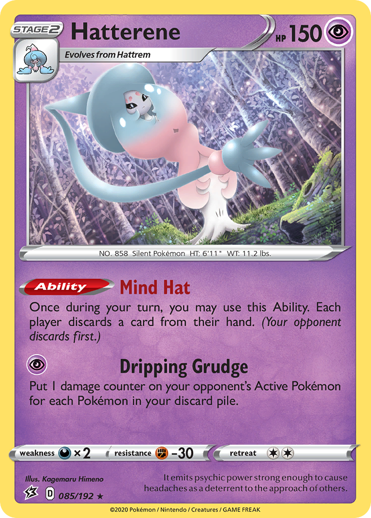 Hatterene – Rebel Clash 085/192 Pokémon card