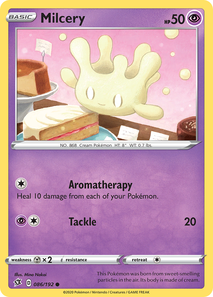 Milcery – Rebel Clash 086/192 Pokémon card