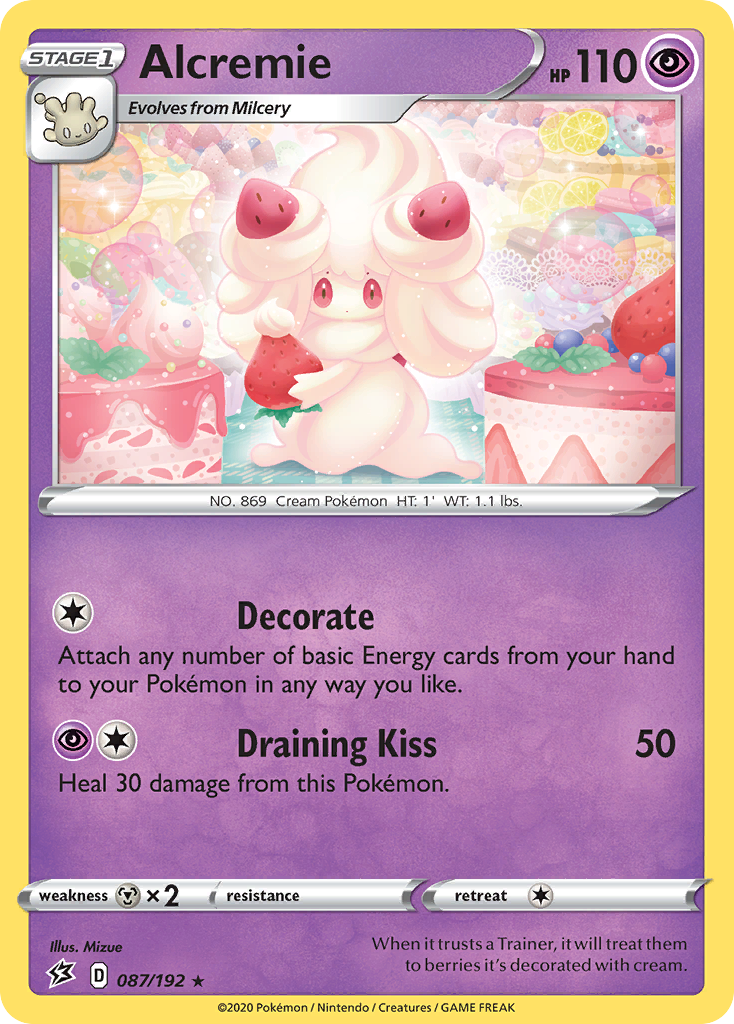 Alcremie – Rebel Clash 087/192 Pokémon card