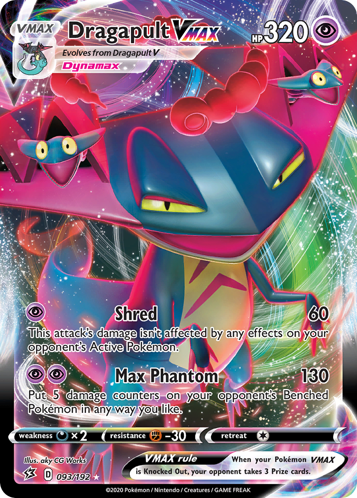 Dragapult VMAX – Rebel Clash 093/192 Pokémon card